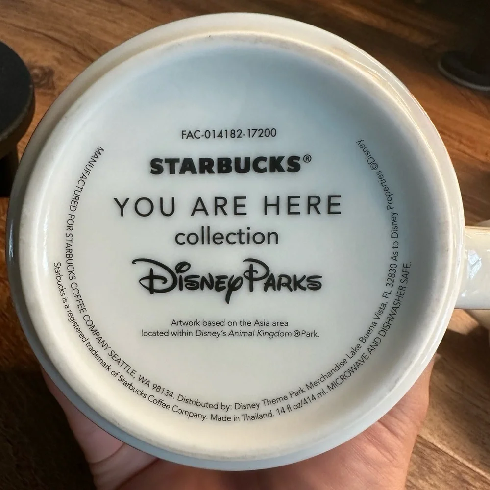 Disney Parks Starbucks You Are Here Collection-Animal Kingdom Mug